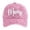 Pink, variant on Gaexia Children Lettered Casual Baseball Cap Versatile Everyday Wear Adjustable Snapback Classic Dad Hat for Boys Girls Youth Outdoor Activity Sun