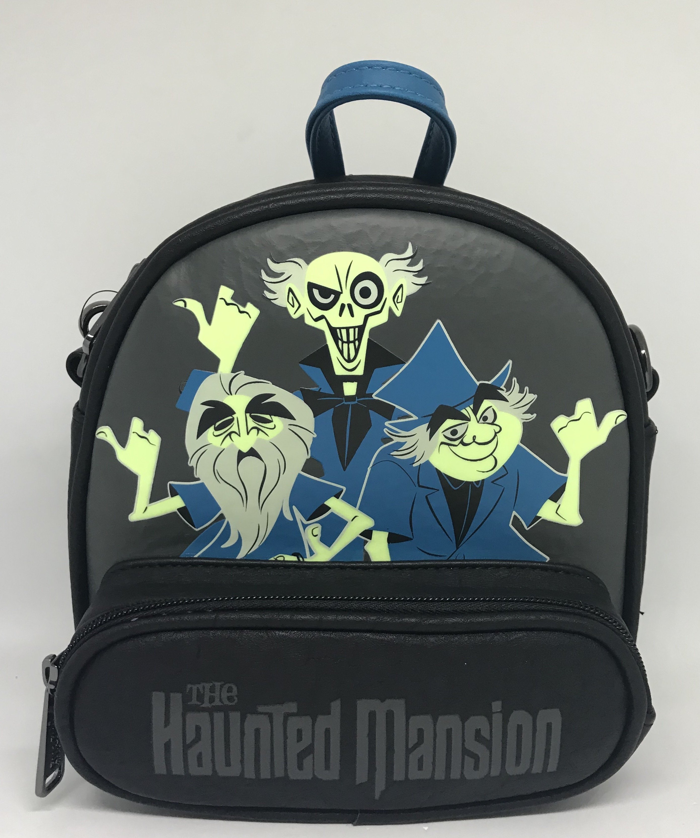 Disney Parks Haunted Mansion Mini Backpack Crossbody Purse Hitchhiking