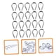 thumbnail image 3 of WRITWAA 50Ud Abrazadera Para Cuerda De De Acero Inoxidable Antidesgaste Y Firme En Plata, 3 of 8