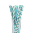thumbnail image 1 of 25pcs/Set Disposable Paper Straws Creative Glitter Drinking Straw Fashion Birthday Party Supplies Mix Stripes Rietjes Tableware, 1 of 5