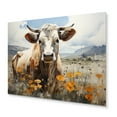 thumbnail image 2 of Designart "Cow In The pasture IV" Animals Metal Wall Decor, 2 of 5