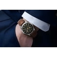 thumbnail image 5 of Carribean Joe Men's Analog Watch, Green -Tone Round Case,Quartz Movement, Decorative Subdial Design, Brown Vegan Leather Strap Wrist Watch for men, 5 of 6