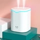 thumbnail image 1 of Mini humidificador USB doble - Humidificador portátil de sobremesa de gran capacidad de 2000 ml con duración de 12 horas, funcionamiento silencioso bajo 26dB y luz nocturna, 1 of 3
