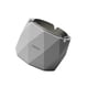 thumbnail image 4 of Cenicero geométrico Rhombus Soporte para cenicero de hormigón Contenedor de almacenamiento a prueba de viento Artesanía hecha a mano, forro de acero inoxidable kenally HA006486-02B, 4 of 7