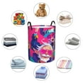 thumbnail image 5 of Large Laundry Basket with Handles - Hip Hop People No.107 Kids Baby Dirty Clothes Laundry Hamper for Bedroom Aesthetic, 5 of 5