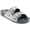 Black, variant on H2K Women's Espen Glitter Double Buckle Slipper, Adjustable Slip-On Comfort Slide Sandals, Casual Fashion Slides
