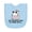 AE-Light Blue, variant on Inktastic Bookworm Never Have Too Many Books Newborn Bib