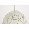 thumbnail image 3 of Elegant Lighting Arden Collection Pendant D7.9 H8.3 Lt:1 white Finish, 3 of 7