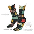 thumbnail image 4 of Salouo Retro Video Game Pattern Fun Novelty Crew Socks,Casual Athletic Socks Neutral Socks, 4 of 7