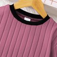 thumbnail image 5 of TOWED22 Toddler Girl Clothes Printed Sweatshirt Pants 2Pcs Fall Outfits for Little Girls Clothing Set,Hot Pink,4-5 Y, 5 of 8