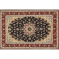 thumbnail image 1 of Ahgly Company Machine Washable Indoor Rectangle Traditional Vermilion Red Area Rugs, 2' x 4', 1 of 7