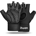 thumbnail image 1 of Guantes de entrenamiento ihuan transpirables sin dedos para hombre, 1 of 6