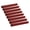 Red, variant on 8 Pieces Official Aluminum Track & Field Races Relay Batons