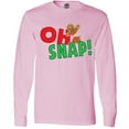 thumbnail image 3 of Inktastic Oh Snap Long Sleeve T-Shirt, 3 of 5