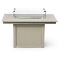 thumbnail image 5 of WestinTrends Helios 46" Modern Outdoor 55,000 BTU Patio Gas Propane Rectangle Deck Fire Pit Table (Rocks Not Included), Sand, 5 of 14