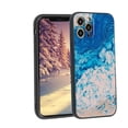 thumbnail image 1 of Compatible with iPhone 12 Pro Max Phone Case, Blue-Marble-76 Case Silicone Protective for Teen Girl Boy Case for iPhone 12 Pro Max, 1 of 1