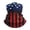 Red, variant on Star Stripe Print Neck Gaiter Face Mask for Men Women - UPF 30+ Sun Protection Breathable Headwear Fashion Fishing Neck Gaiter One Size Blue