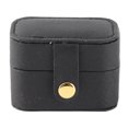 thumbnail image 2 of Joyero De Viaje De Piel Sintética, Pequeño Organizador Para Mujeres Y Niñas, Mini Estuche Portátil De Doble Capa Para Pendientes, Anillos, Pulseras, Con Espejo, Regalo Ideal, 2 of 7