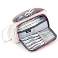 thumbnail image 1 of Grande Capacité de Stockage en Toile Colorée Marqueur Stylo Trousse Simple Porte-Sac de Papeterie pour Collège Collège Étudiant, 1 of 1