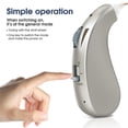 thumbnail image 3 of Rechargeable Digital Hearing Aid Sound Voice Amplifier Behind Ear Adjustable-dwdz, 3 of 5