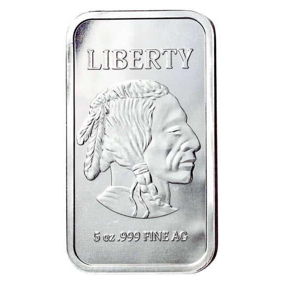 Private Mint 5 oz Silver Bar - Buffalo .999 Fine