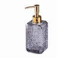 thumbnail image 2 of Botella desinfectante de manos portátil gris humo - Botella de champú recargable for artículos esenciales de viaje y baño, 2 of 2
