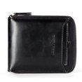 thumbnail image 1 of Flmtop Wallet Smooth Surface Folding Men Zipper Coin Purse with Multi Slots for Shopping, 1 of 10