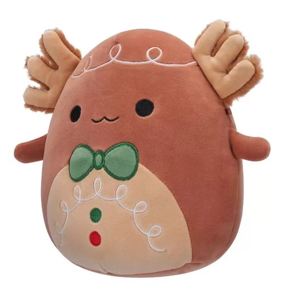 Squishmallows 8 Brown Gingerbread Axolot Little Plush