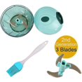 thumbnail image 4 of Tenta Kitchen 1.3-cup/330ml Pull String Manual Food Processor/vegetable Slicer/chopper/ Dicer/mincer/blender - To Chop Fruits,vegetables,nuts,herbs,on, 4 of 5