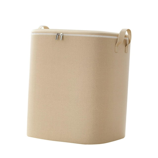 Bolsa de almacenamiento de ropa plegable, caja de almacenamiento, bolsa de almacenamiento de mantas, asas reforzadas 180L 50x50x70cm