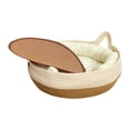 thumbnail image 1 of Cama para gatos perfecl con tejido de canasta Nido para dormir transpirable M con almohada, 1 of 8