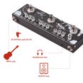 thumbnail image 3 of ROWIN 3-in-1 Guitar Multi Effects Pedal Delay/Ocean Verb/Distortion Aluminum Alloy Shell with True Bypass Function Portable Electric Guitar Effect Pedal, 3 of 6
