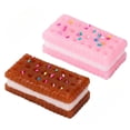 thumbnail image 2 of 2026 new Slow Rising Squishy toys, Food Shaped Squishy toys, 4X2 in, Cookie Shape, Sensory Fidget toys, office Fidget toys for desk Adult, Multicolor, 2 Pc, 2 of 8
