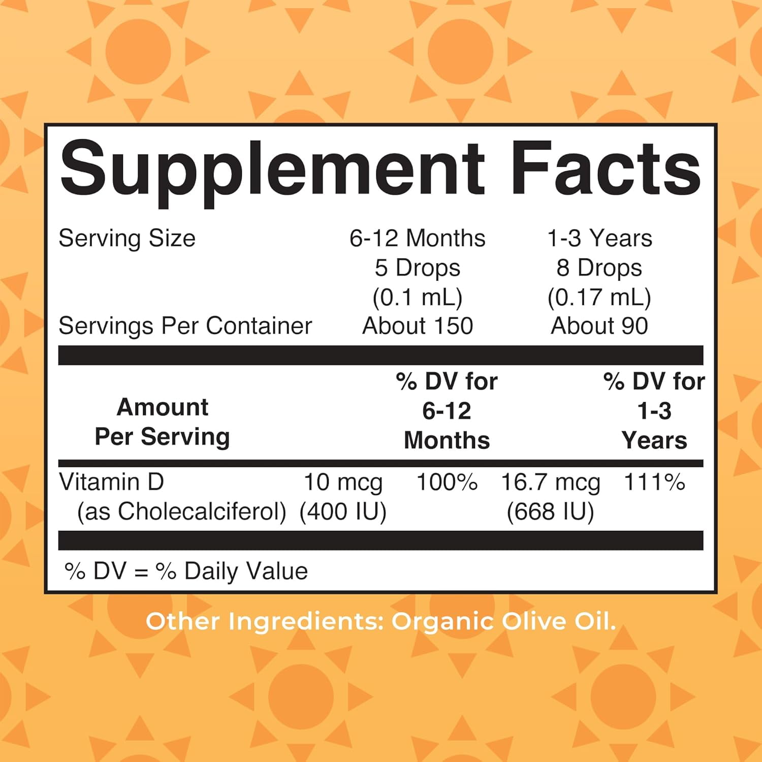 (2 pack) MaryRuth's Vitamin D3 Liquid Drops Supplement for Infant & Toddler, USDA Organic, Olive Oil Infused, Vegan, Gluten Free, Sugar Free, 0.5 fl oz