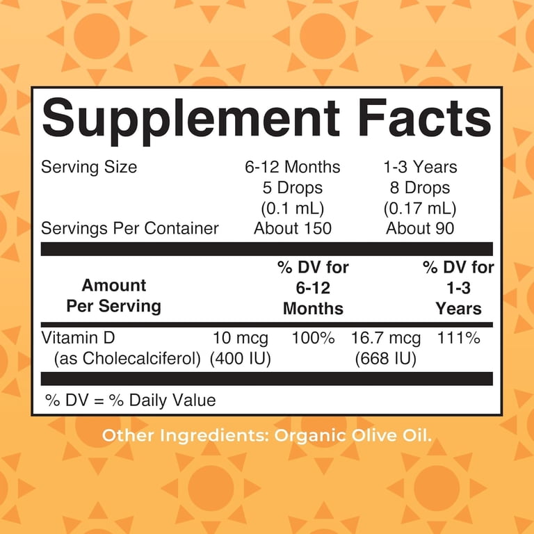 Organic Vitamin D3 Drops for Infants & Toddlers photo 7