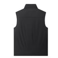 thumbnail image 3 of FRSASU Men's Lightweight Cargo Vest Outerwear Windproof Sleeveless Jacket for Golf Running Hiking Black, 3 of 9