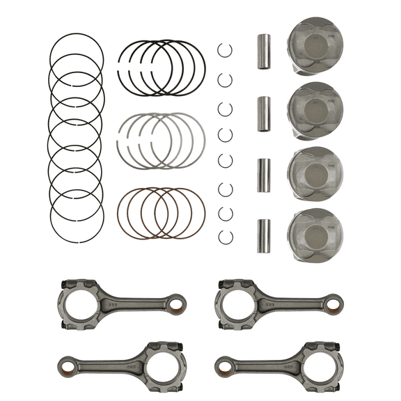 Engine Pistons & Ring Kit Connecting Rods For 2009-2016 Scion TC Toyota Rav4 Camry RAV4 L4 Engine 2ARFE 2.5L