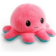 thumbnail image 1 of TeeTurtle - The Original Reversible Octopus Plushie - Pink + Aqua - Cute Sensory Fidget Stuffed Animals That Show Your Mood, 4 inch, 1 of 5