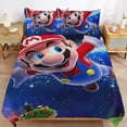 thumbnail image 4 of PlumberMario 3-Piece Bedding Set, Printed Quilt Set Twin Size, Full Size,Queen Size,King Size,for Men Women Children Boy Girl Teen Kids (1 Duvet Cover, 2 Pillowcases) Bed Set 90"x90", 4 of 8