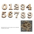 thumbnail image 4 of 200PCs DIY Log Wood Sheet Wooden Numbers 0 to 9 Unpainted Wood Craft Children Educational Toy Crafts Decor for Mixed Numbers, 4 of 9