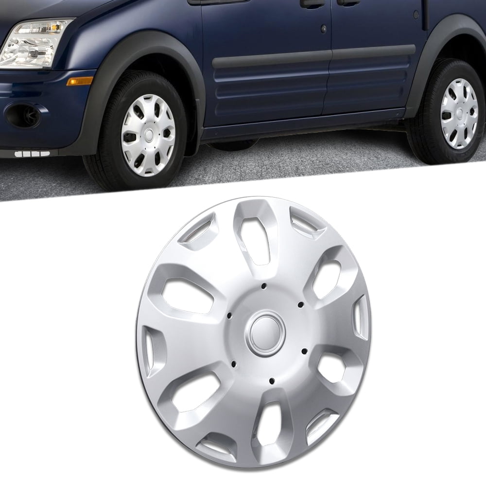 PIT66 1pc Wheel Covers Hub Caps Fit for Ford Transit Connect Van 15" 2010-2013 9T1Z1130A, 9T161130AA
