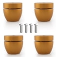 thumbnail image 1 of 4 Uds. De cuentas esféricas, pies de aislamiento de altavoz, almohadillas de plataforma giratoria, amortiguador de Audio, pies de aislamiento de subwoofer, almohadilla de 33 × 30 (dorado), 1 of 5