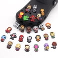 thumbnail image 2 of charms 1pcs Jibbitz Marvel Hebilla De Zapatos DIY Desmontable Accesorios Crocs pvc Lindo Zuecos Sandalias Encantos, 2 of 4