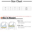 thumbnail image 3 of Women's Sports Bras U-shaped Sports Bra Without Steel Ring Yoga Bra Wireless Bras for Women Red M, 3 of 5