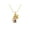 Gold Vermeil, variant on 0.16 Ctw Round Amethyst 925 Sterling Silver Hindu Religious Ganesh Men Women Necklace Pendant