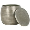 thumbnail image 4 of Safavieh Apoline Modern Metal Round End Table, Silver, 4 of 10