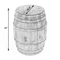 thumbnail image 2 of Butler Specialty Mountain Lodge Calumet Rustic Barrel Table, 2 of 7