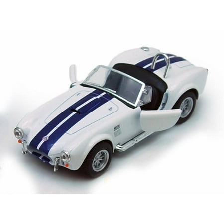 - 1965 Shelby Cobra 427 S/C Convertible, White - Kinsmart 5322/4D - 1/32 scale Diecast Model Toy Car (Brand New, but NOT IN BOX)