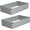 Silver, variant on 8x2x1FT (2 Pack) Galvanized Raised Garden Bed-Outdoor Planter Box for Vegetables,Metal Flower Boxes with Corner,Planter Raised Bed,(Silver)