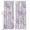 Purple/White, variant on Brown White Floral Blackout Curtains for Bedroom/Living Room, Pinch Pleated Black Out Curtains, Spring Botanical Leaves Farmhouse Room Darkening Window Drapes with Hooks 2 Panels, 39"x70"